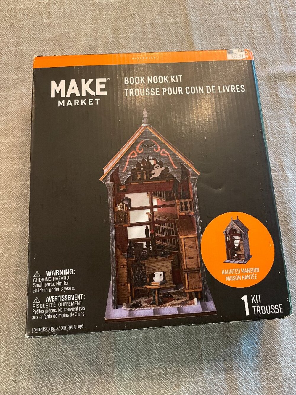 Make Market Haunted Mansion Book Nook Kit Halloween Haunted House Used!